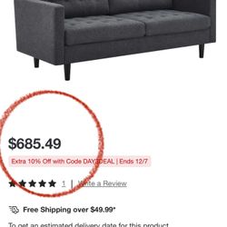 ♥️Sturdy & Cozy Design Sofa BED