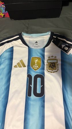 Adidas Argentina #10 FIFA World Champions 2022 Jersey