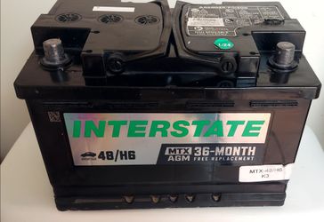 Car battery AGM Mercedes Bmw Audi Vw Porsche size 48 ready to install