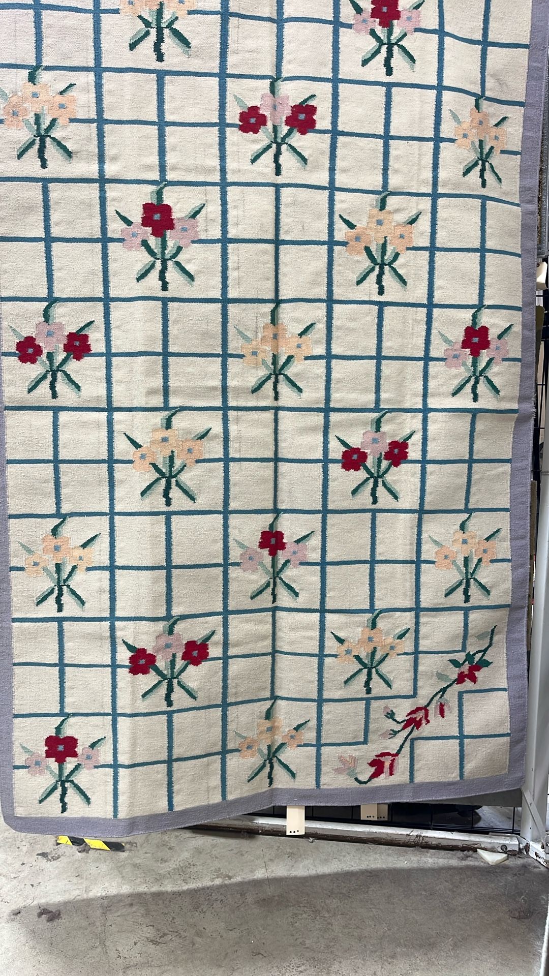 Handmade Dhurry Rug 5x8