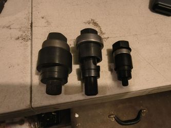 Greenlee and Klein knockout punch tools