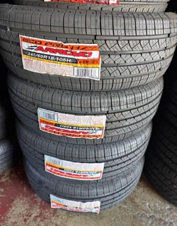 🔆 245 60 R 18 Arroyo Tires ya instaladas y balanceadas con 50 000 mil millas de Garantia 🔆