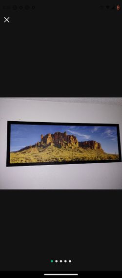 Fred Lord 60 X 20 Superstitious Mountain $35
