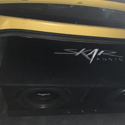 Two 12 Inch Skar, Audio SubS  