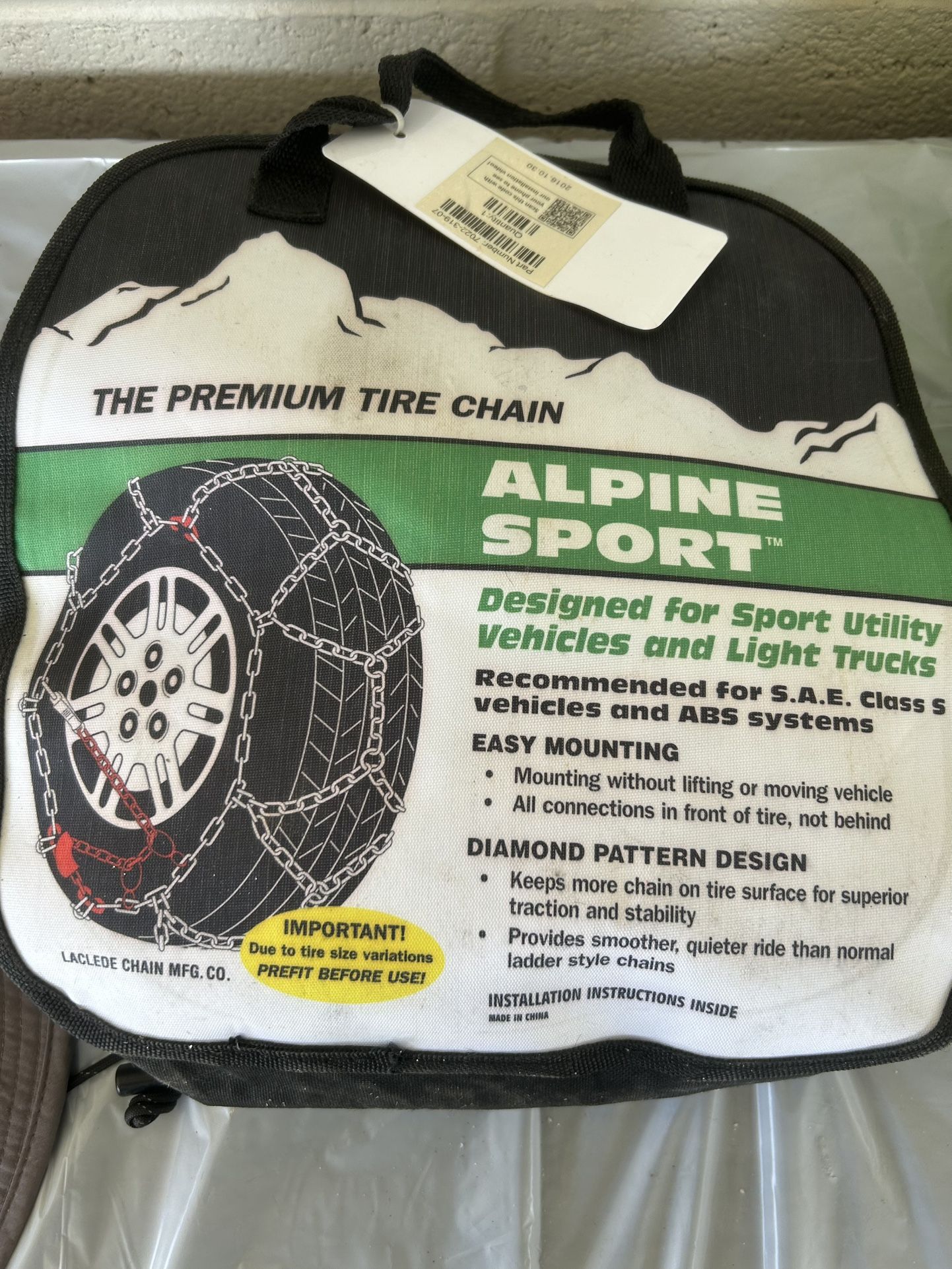 Tire Chains 3.8 MM