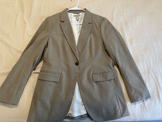 Women Grey suit blazer