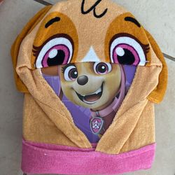 Paw patrol Skye hooded towel