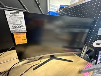 SCRATCH DENT CLOSEOUT 32" Samsung 1080p FHD Curved Monitor LC32R500FHNXZA