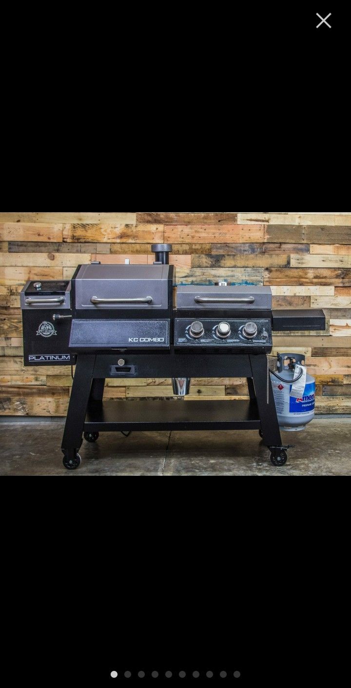 Pit Boss Platinum KC Combo Grill Smoker Skillet BRAND NEW!!