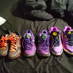Four pair Of almost Brand New Sneaks 1;Pair Of Kobes Two  Pair Of Kds