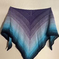Crocheted Happiness Shawl/Wrap