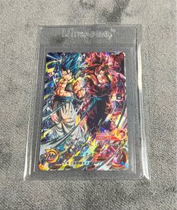 Super Dragon Ball Heroes SSBE Gogeta & SS4LB Gogeta: Xeno BM12-LSEC Secret Rare Cards