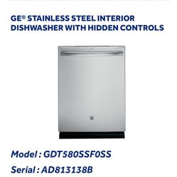 GE dishwasher 