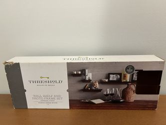 Threshold Wall Shelf And Phot Frame Set