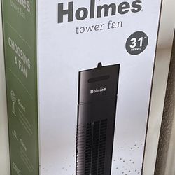 Holmes Tower Fan. Black 31”. BRAND NEW!! In Box