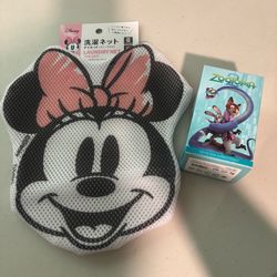 Zootopia mystery box & Minnie Mouse laundry net