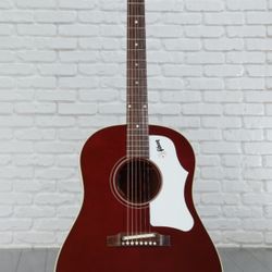 Gibson Acoustic 60s J-45 Original Acoustic Guitar - Wine Red - Center Seam Split