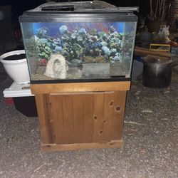 Fish Tank With Stand And Accessories