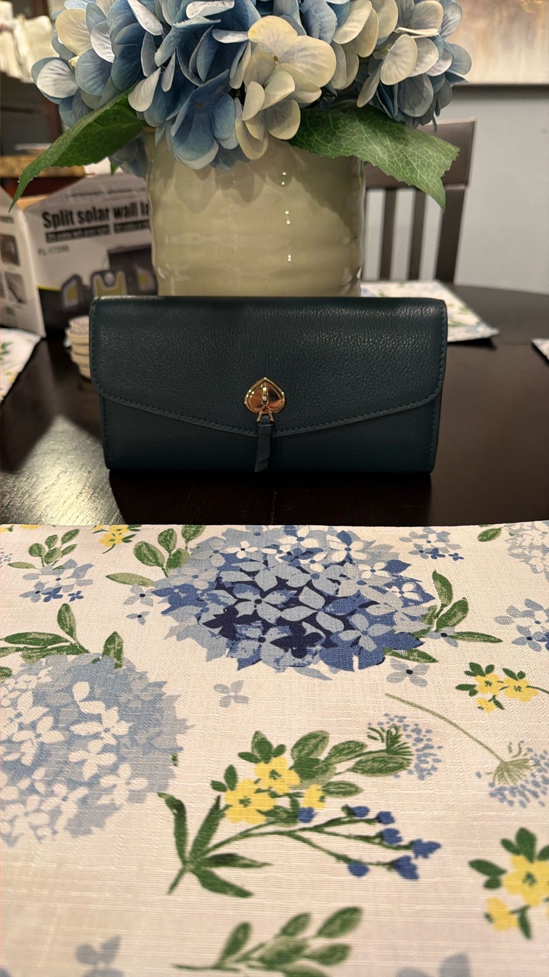 Green Kate Spade Wallet