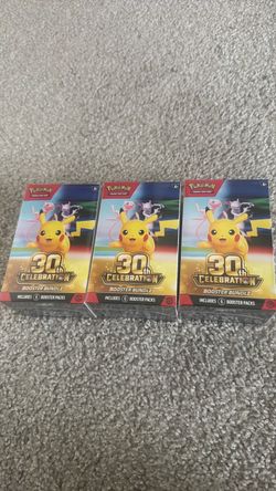 Brand new unopened Pokemon 30th Celebration Booster Bundle