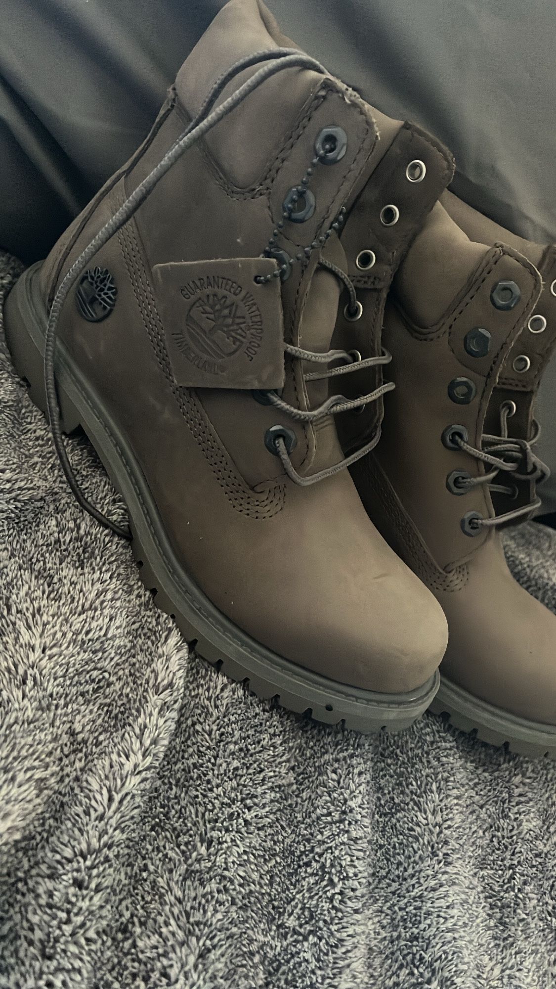 7.5 Women’s Grey Timberland Boots 