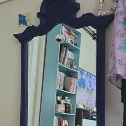 Large Blue Mirror 