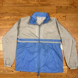 Vintage Macgregor Windbreaker Jacket Men’s Medium 80s Grey Outdoor