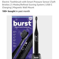 Electric Toothbrush, Black, New
