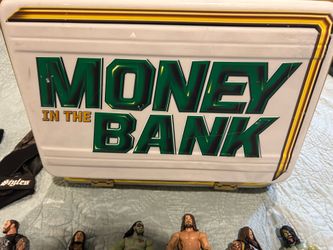 WWE Money in the Bank briefcase / Also have wrestlers