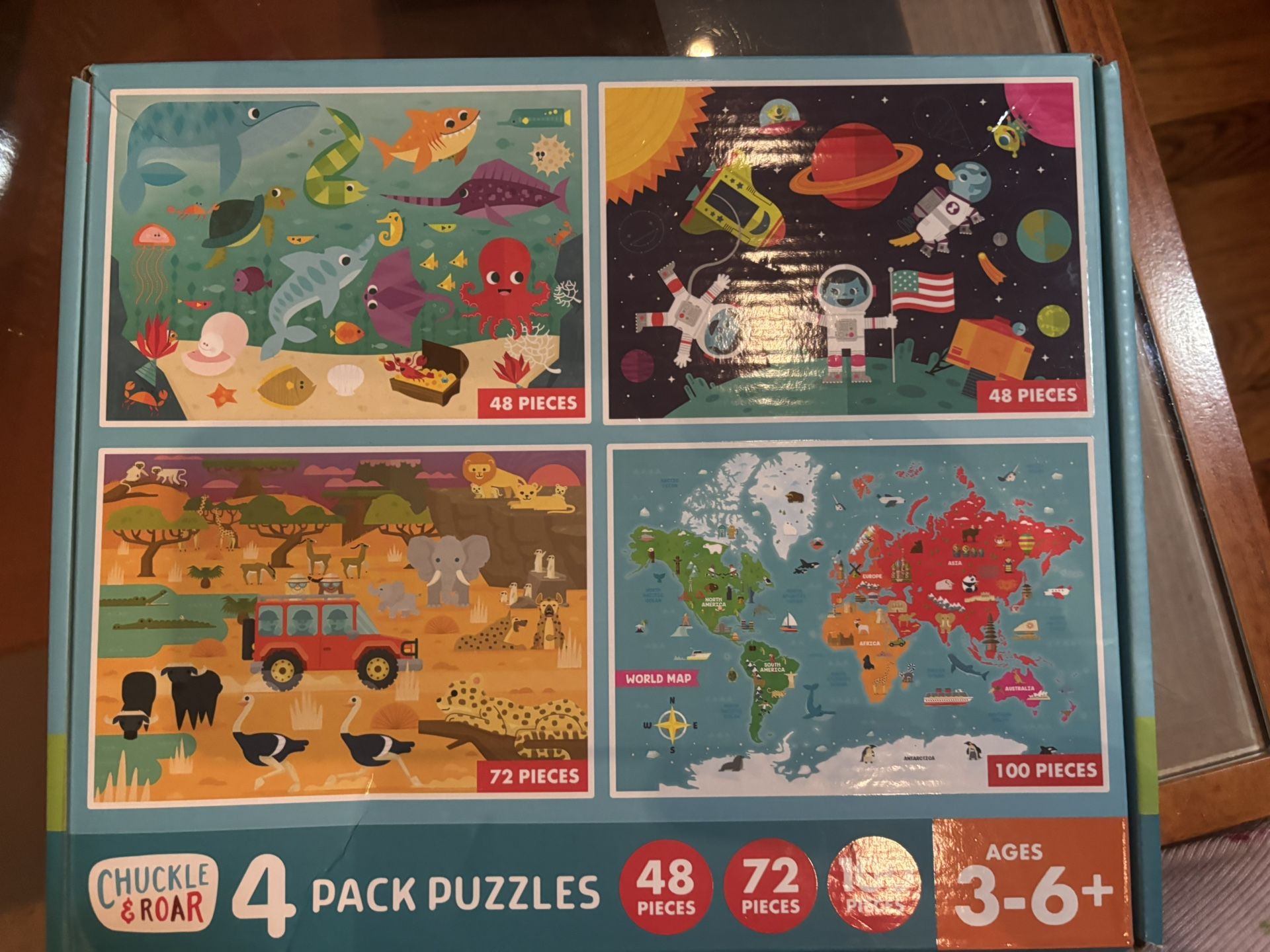 Chuckle And Roar 4 Pack Puzzle 