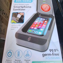 Zerogerm Ultra-Violet Light Smartphone Sanitizer -BRAND NEW 