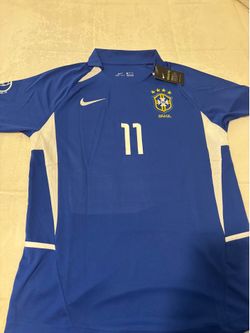 2002 Brazil World Cup Jersey Ronaldinho #11 size XL