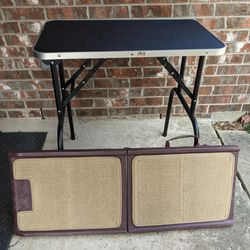 Pet Ramp And Grooming Table. Both Foldable. Like New Or New.  $35 EACH