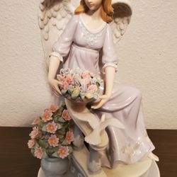 12" Porcelain Angel Figurine