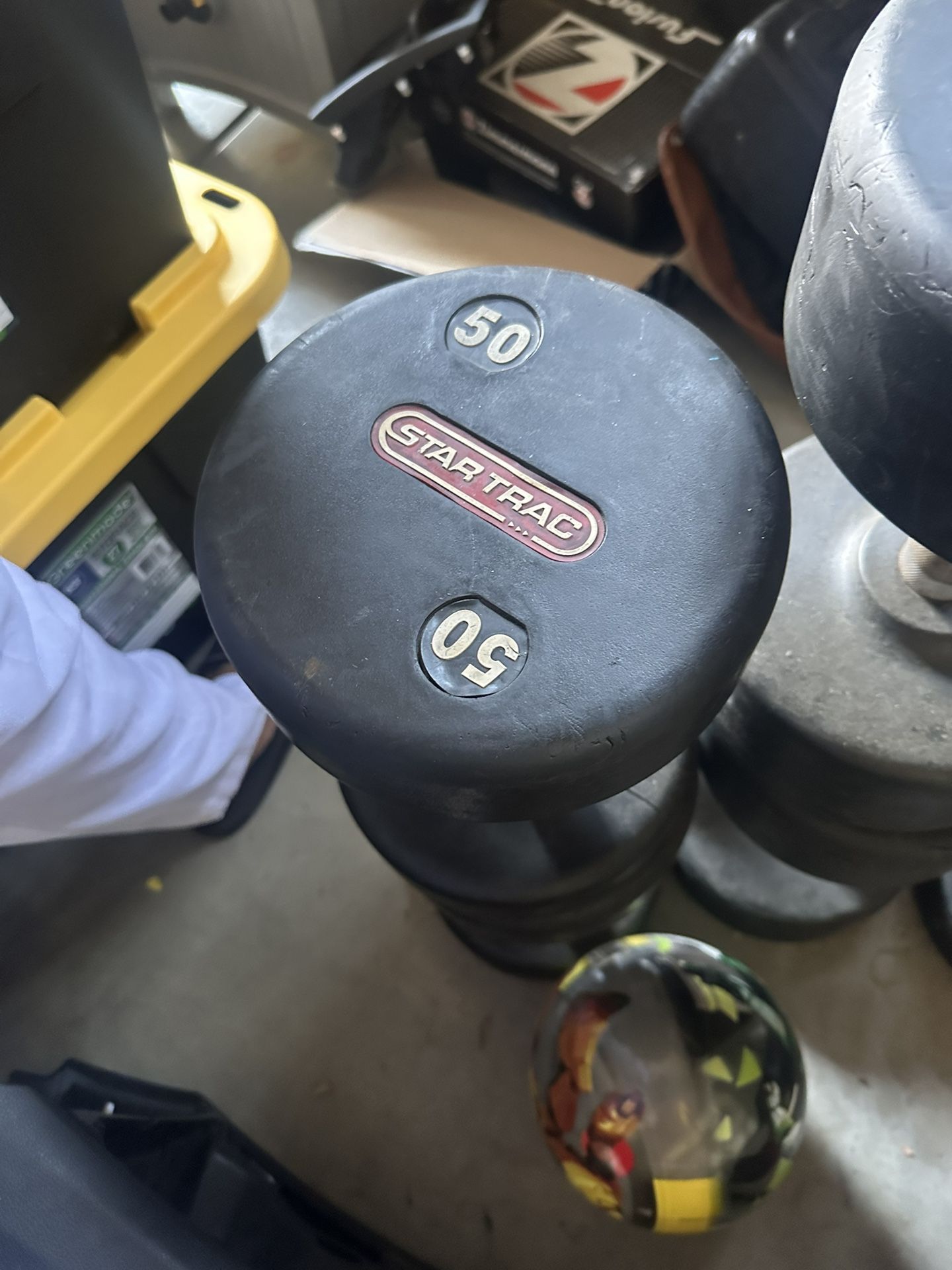 50 lb Star Trac Dumbbell – Commercial Quality