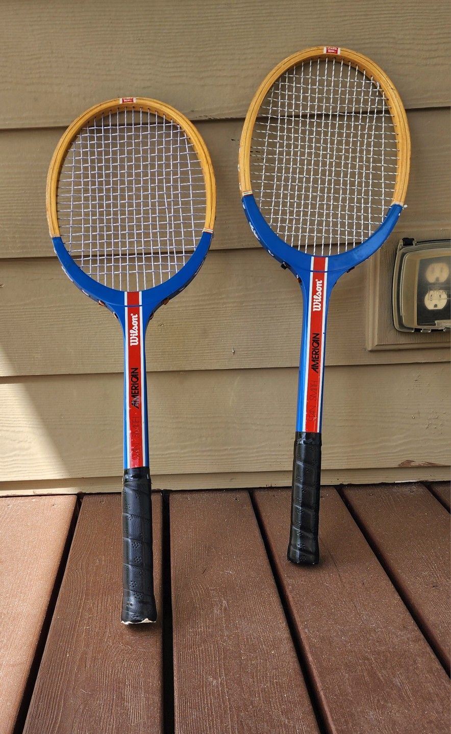 Wilson Tennis Racket Set Of Two American Stan Smith.