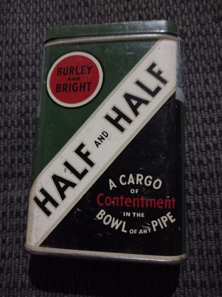 Half And Half, Pipe Tobacco Tin