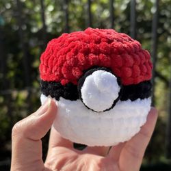 Pokémon Pokeball Handmade 🧶 Plushie 🧶 Crochet 