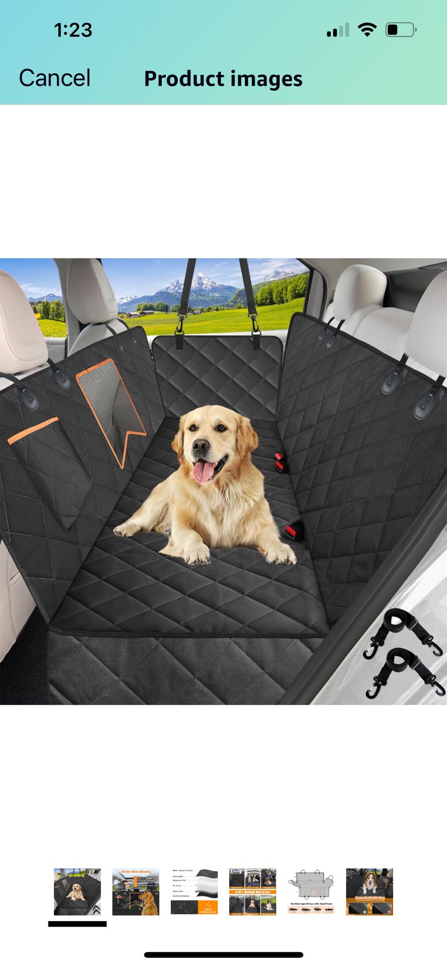 Dog Seat Cover- Brand New 
