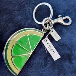 Lime Slice Bag Charm