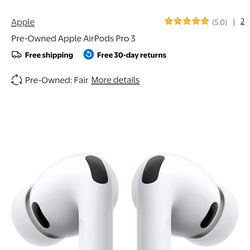 Pre owned air pod pro3