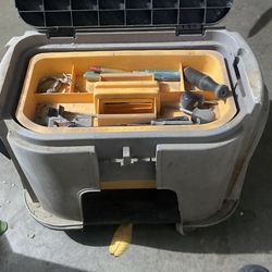 Power Toolbox With , Old Tools Three Levels