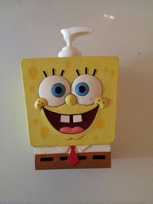 Spongebob soap dispenser