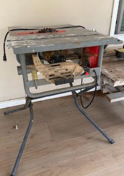 table saw, fully functional