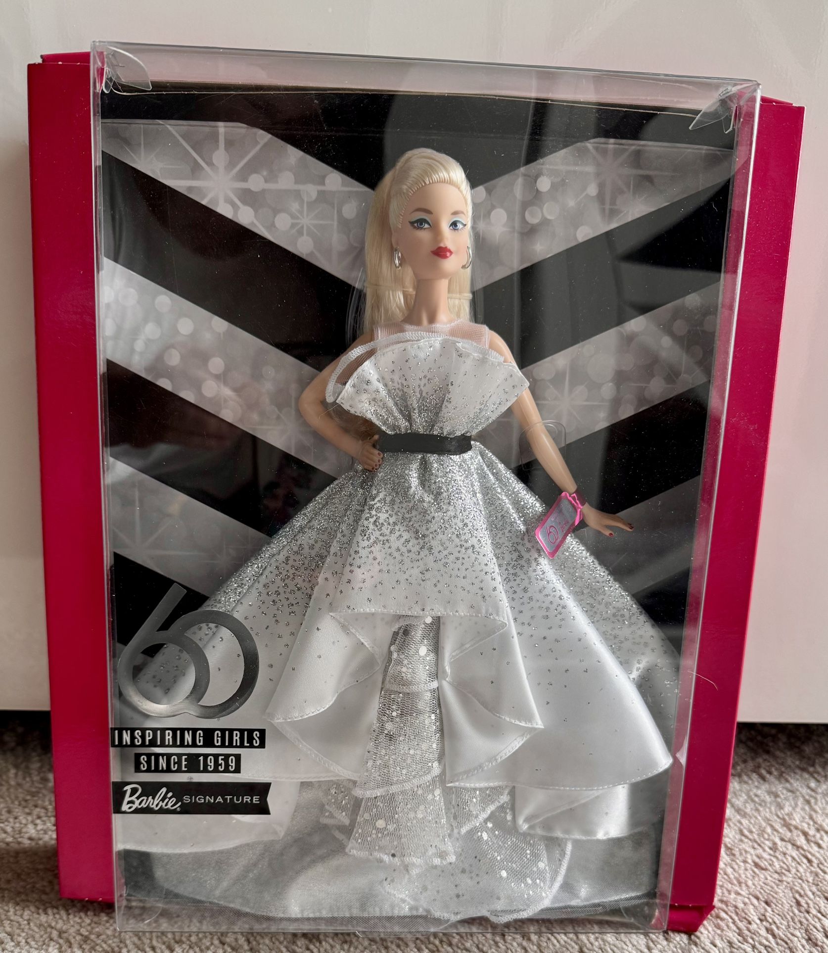 60th Anniversary Barbie Doll 2018 Mattel FXD88