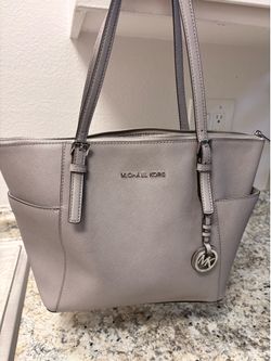 Michael Kors Light Gray Crossbody