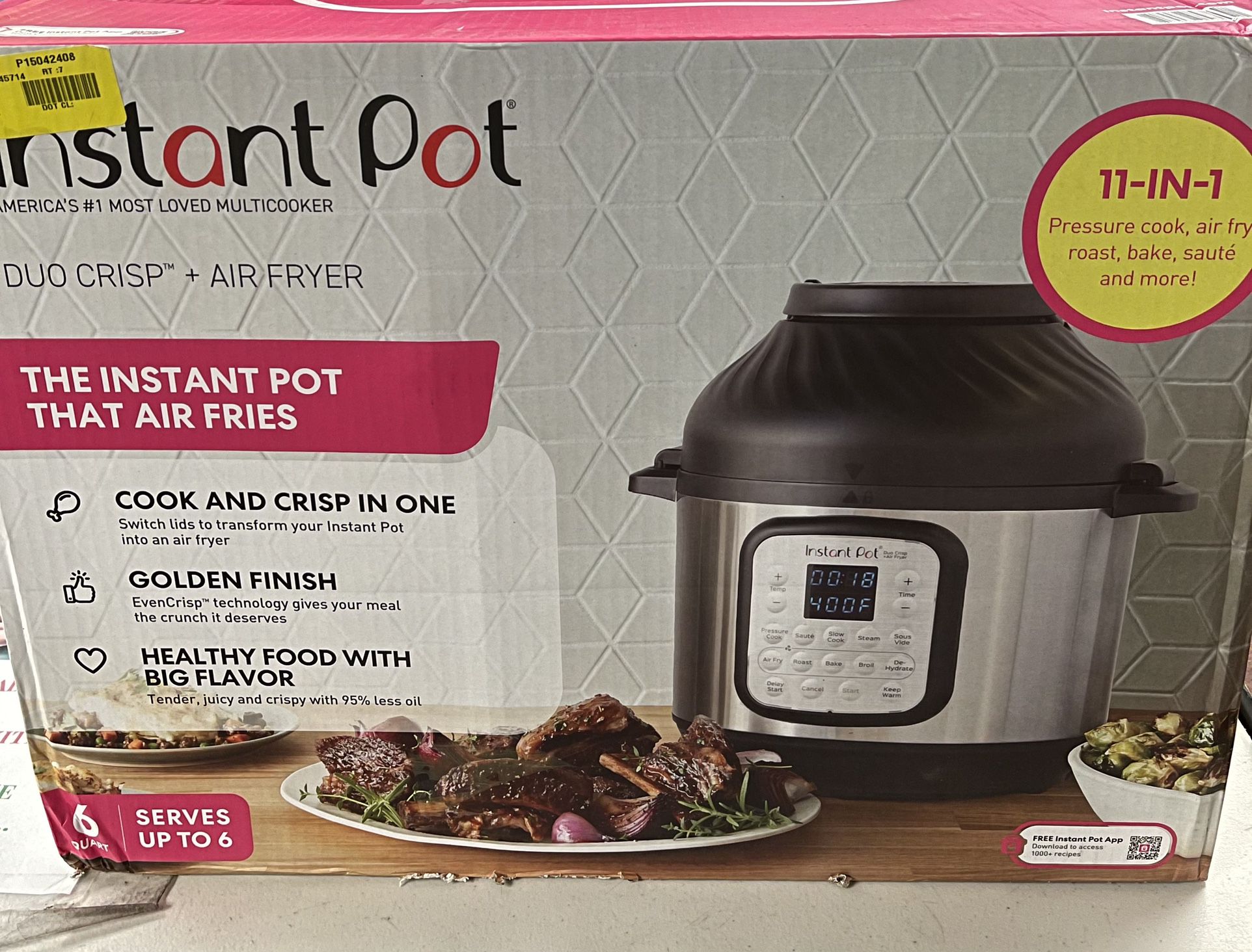 Instant Pot Duo Crisp & Air Fryer