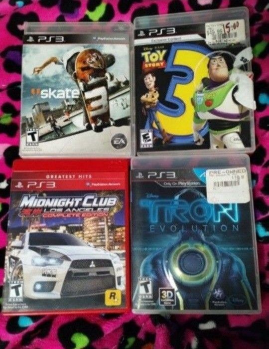 PS3 Games, $10 Each
