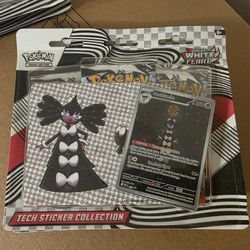 Pokemon Cards White Flare Tech Sticker Collection Blister Pack