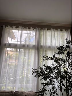 2 White Curtains 🤍